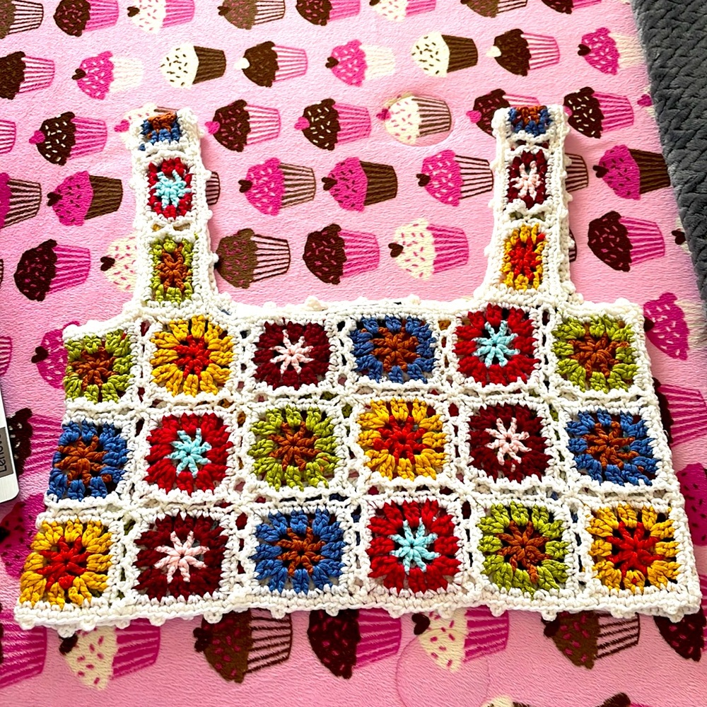 crocheted halter top!